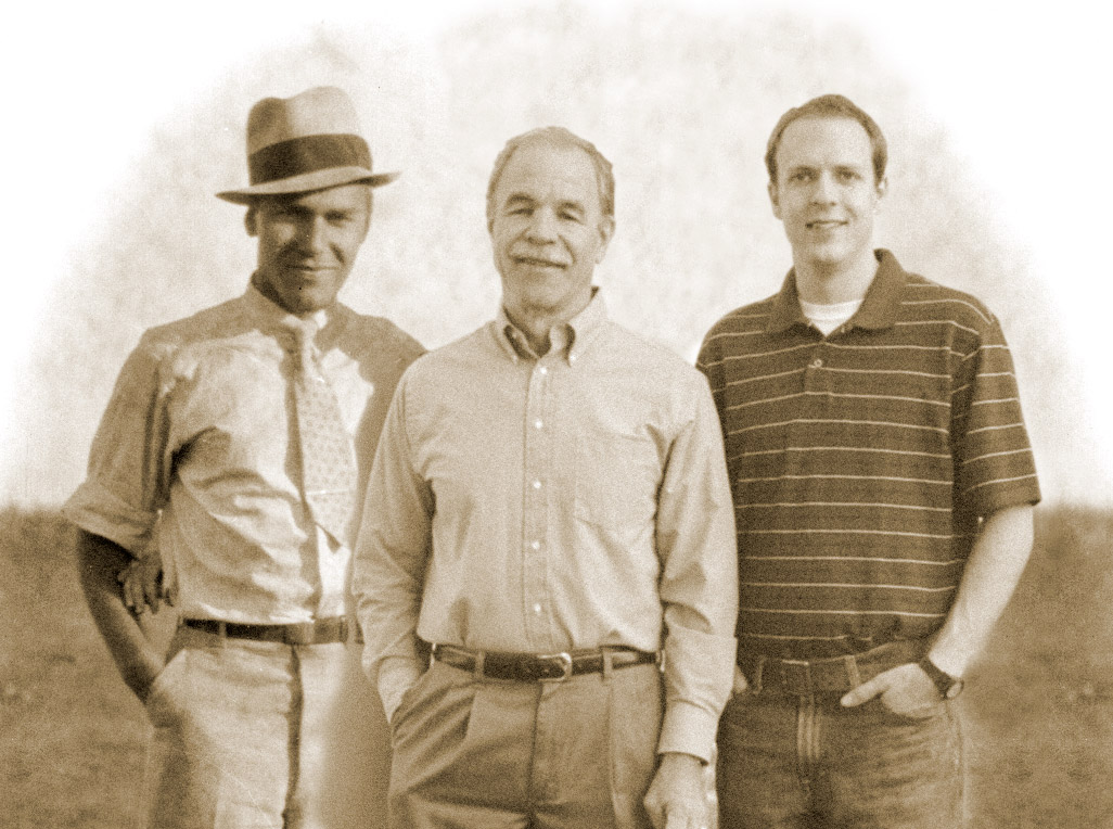Three generations of Chizeks: Arthur, Robert and Daniel